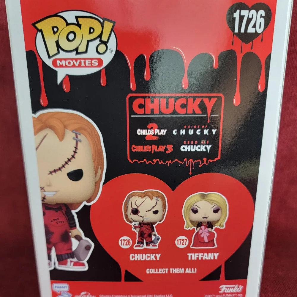 Chucky funko # 1726 (nib) With pop protector - Picture 7 of 7